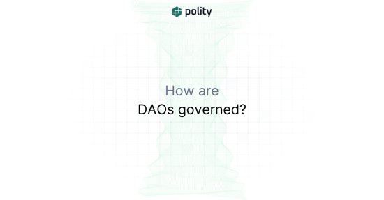 How are DAOs governed?