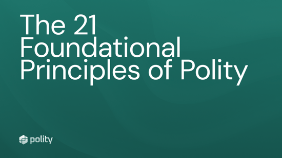 The 21 Foundational Principles of Polity